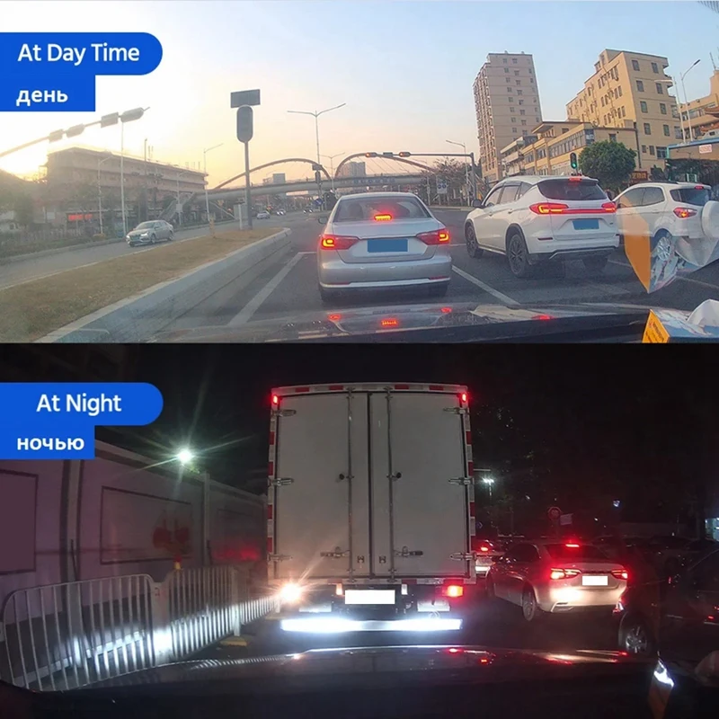 

4.3in 1080P Car DVR Dash Camera Rear View Dual Lens HD Night Vision Reversing Recorder