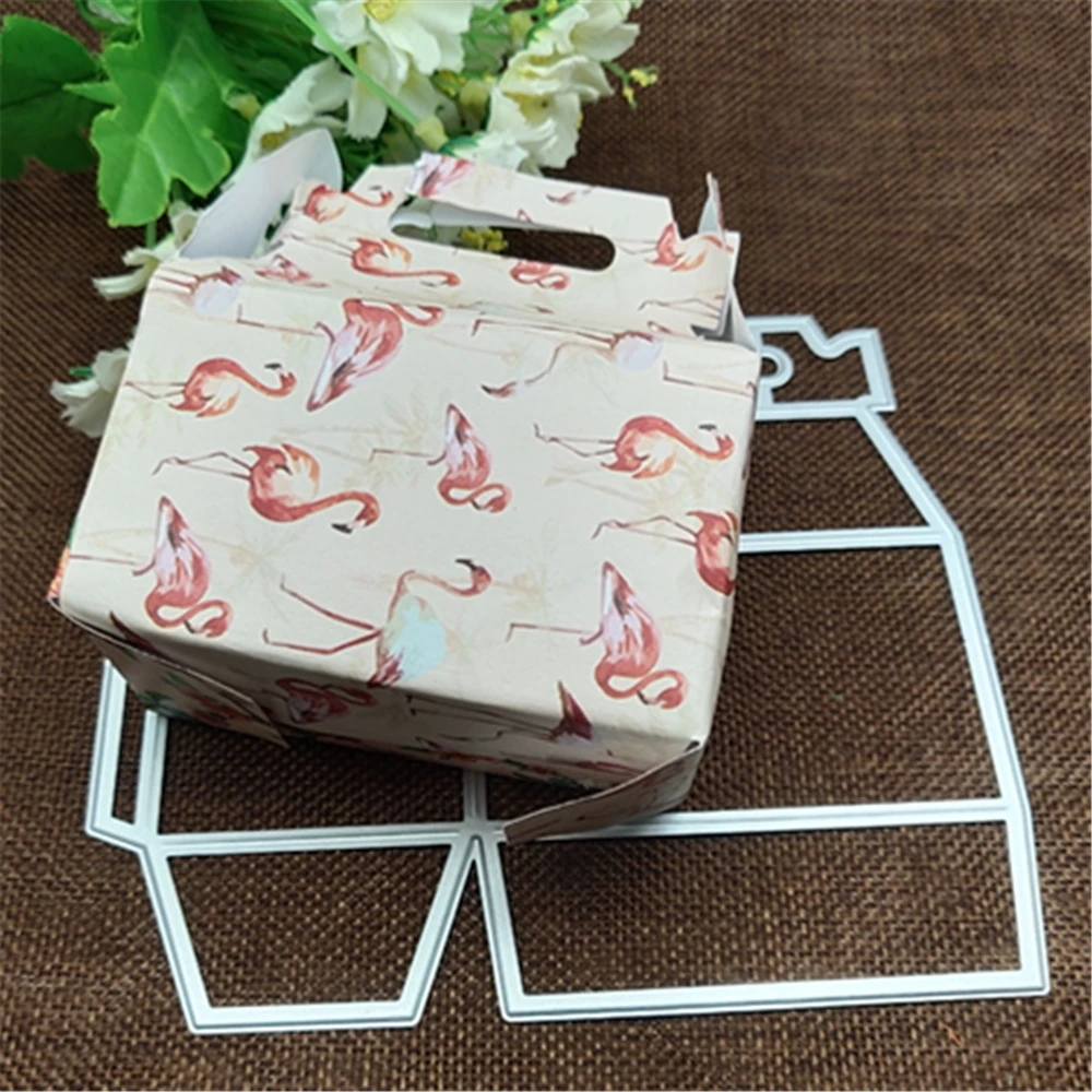 

3D складные подарочные коробки, металлические трафареты для рукоделия, трафареты для скрапбукинга, декоративное тиснение, шаблон ручной раб...