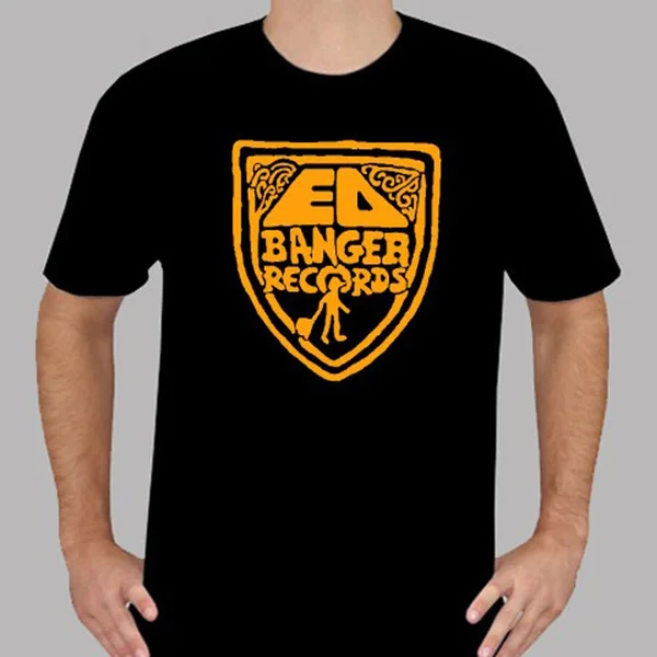 

New Ed Banger Records Logo Electronic Music Men's Black T-Shirt
