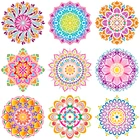 Трафарет для стен, мандала, 30x30 см, большой трафарет для рисования, мебели, хлопковой сумки, украшения для кухни и пола