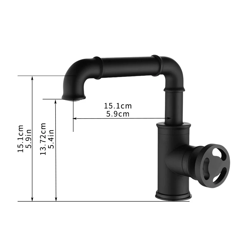 Смеситель для раковины flg черный Ретро смеситель ванной комнаты кран с одной