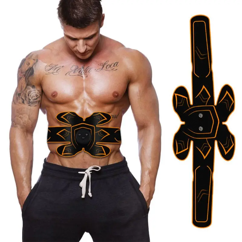 

Muscle Stimulator Waist Belt Portable Rechargeable Fitness Machine Abdominal Exerciser Training Device Body Building Tool