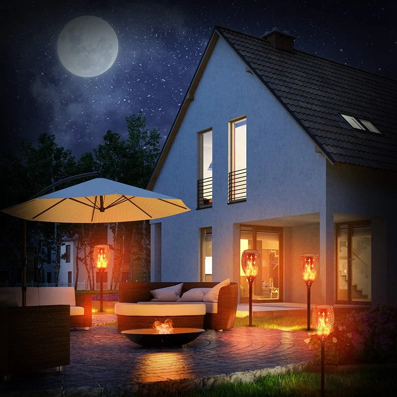 

4 Pcs Outdoor Flashlight,Waterproof Solar LED Landscape Decoration, Suitable for Courtyard,Swimming Pool and Garden Path