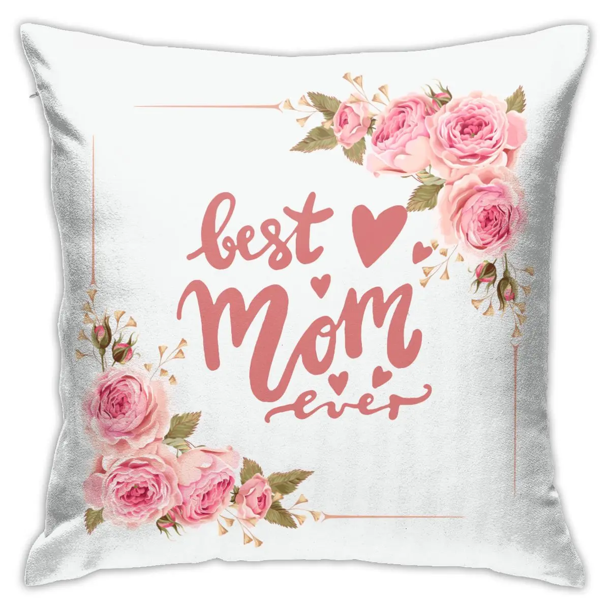 Декоративные Квадратные наволочки Best Mom Ever для спальни гостиной дивана подушки