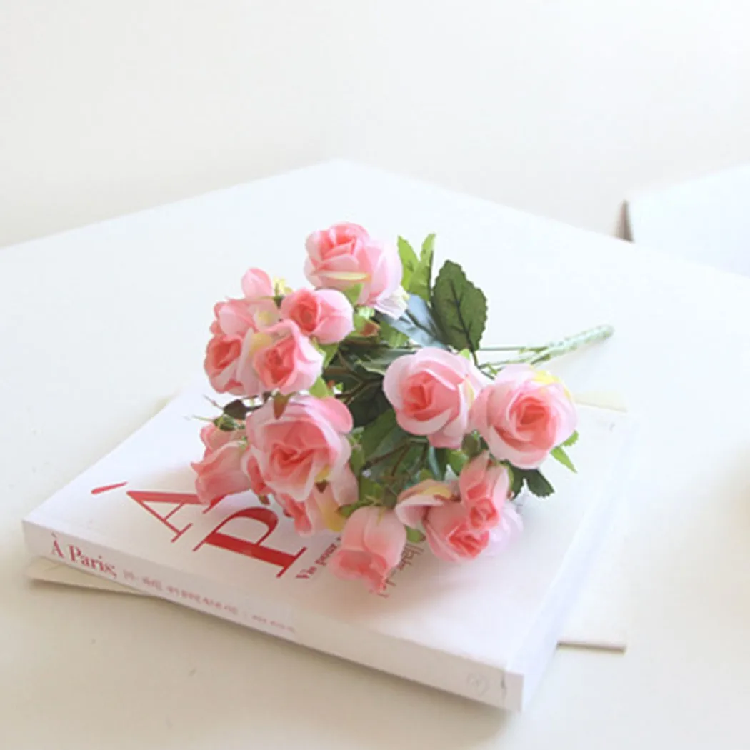 

Parties Rose Flowers Party Rose Silk Wedding Artificial Bouquet Decoration