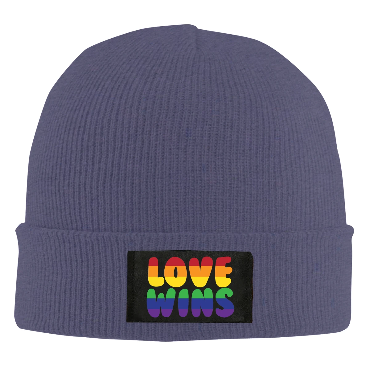 Love Wins Черная шапка мужская женская Зимняя Теплая Лыжная кепка вязаная с черепом |
