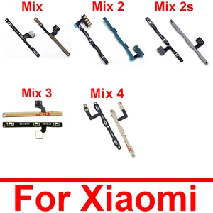 Гибкий кабель кнопки питания и громкости для Xiaomi Mi Mix 2 2s 3 Mix2 Mix2S Mix3, боковой переключатель громкости, запасные части гибкой ленты
