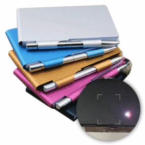 Алюминиевый блокнот с логотипом на заказ, металлический, с ручкой мини блокнот, можно носить с собой