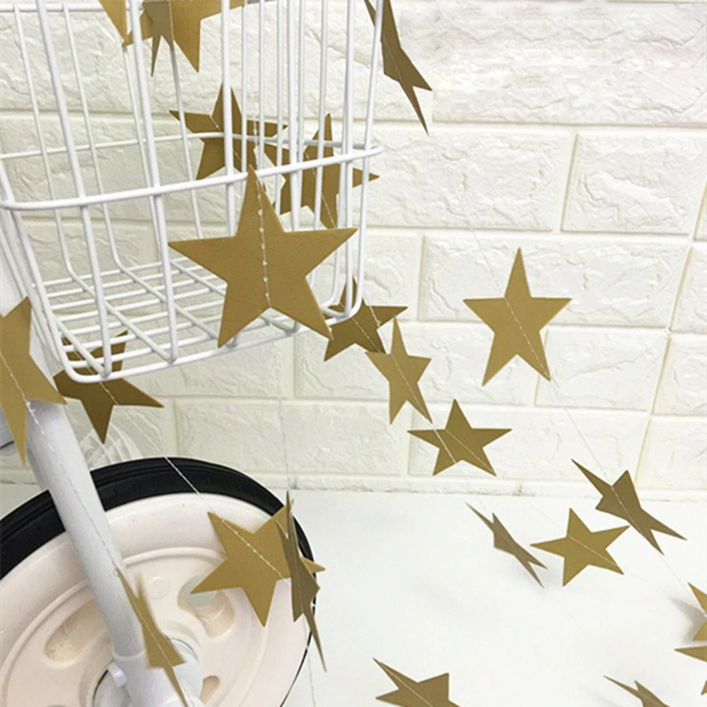 1 шт. цвета: золотистый серебристый звезды на Рождество или день рождения