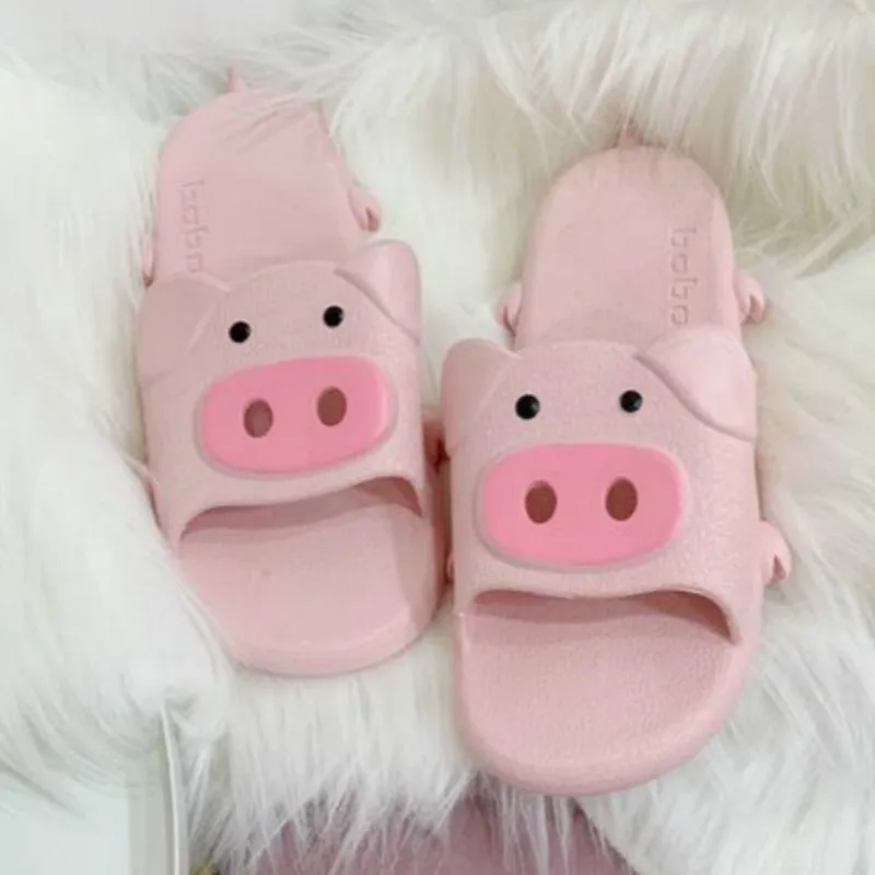 Шлепанцы женские на плоской подошве Нескользящие прочные сандалии платформе для