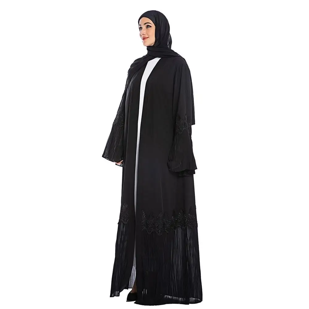 Vetement Femme 2021 Abaya турецкий кафтан марокканский Черный Модный модное простое женское
