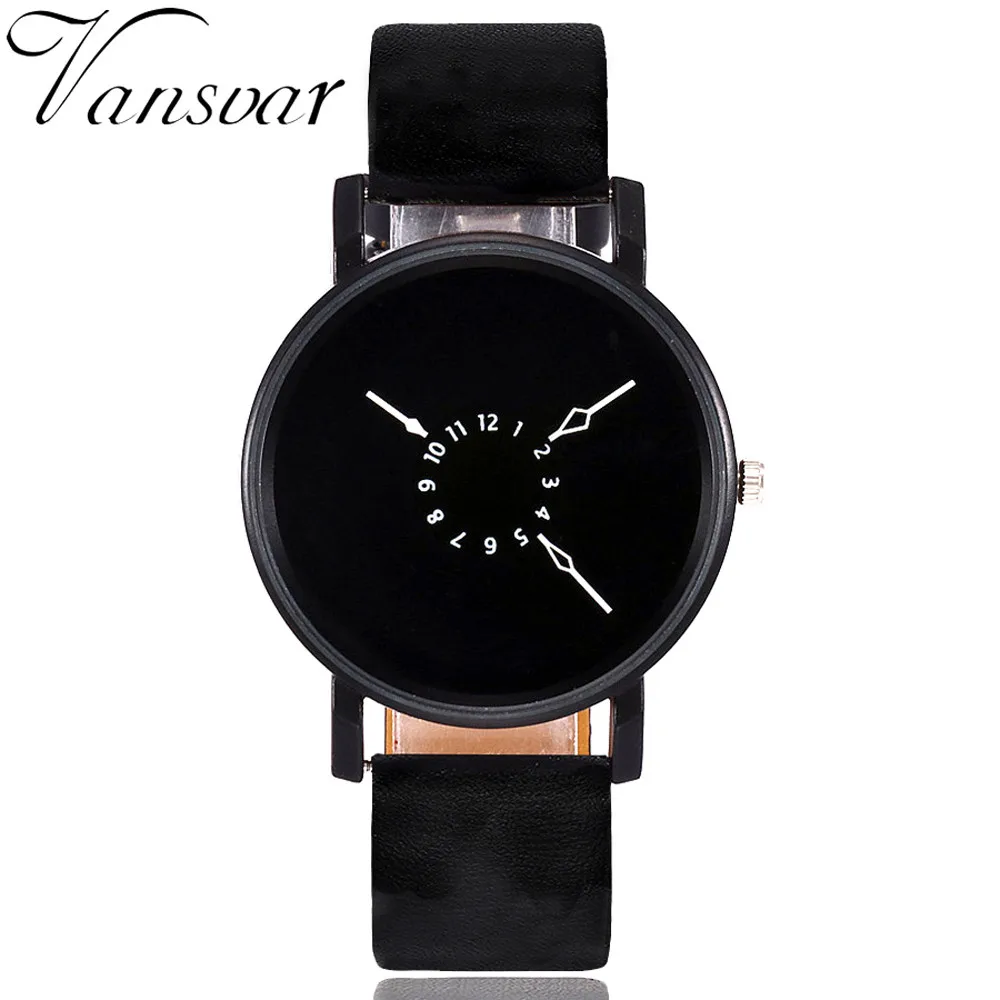 

vansvar Dames horloge Watches Women Luxury Simplicity Casual Analog Quartz Watch Leather Band New Wrist Watch montre femme W3