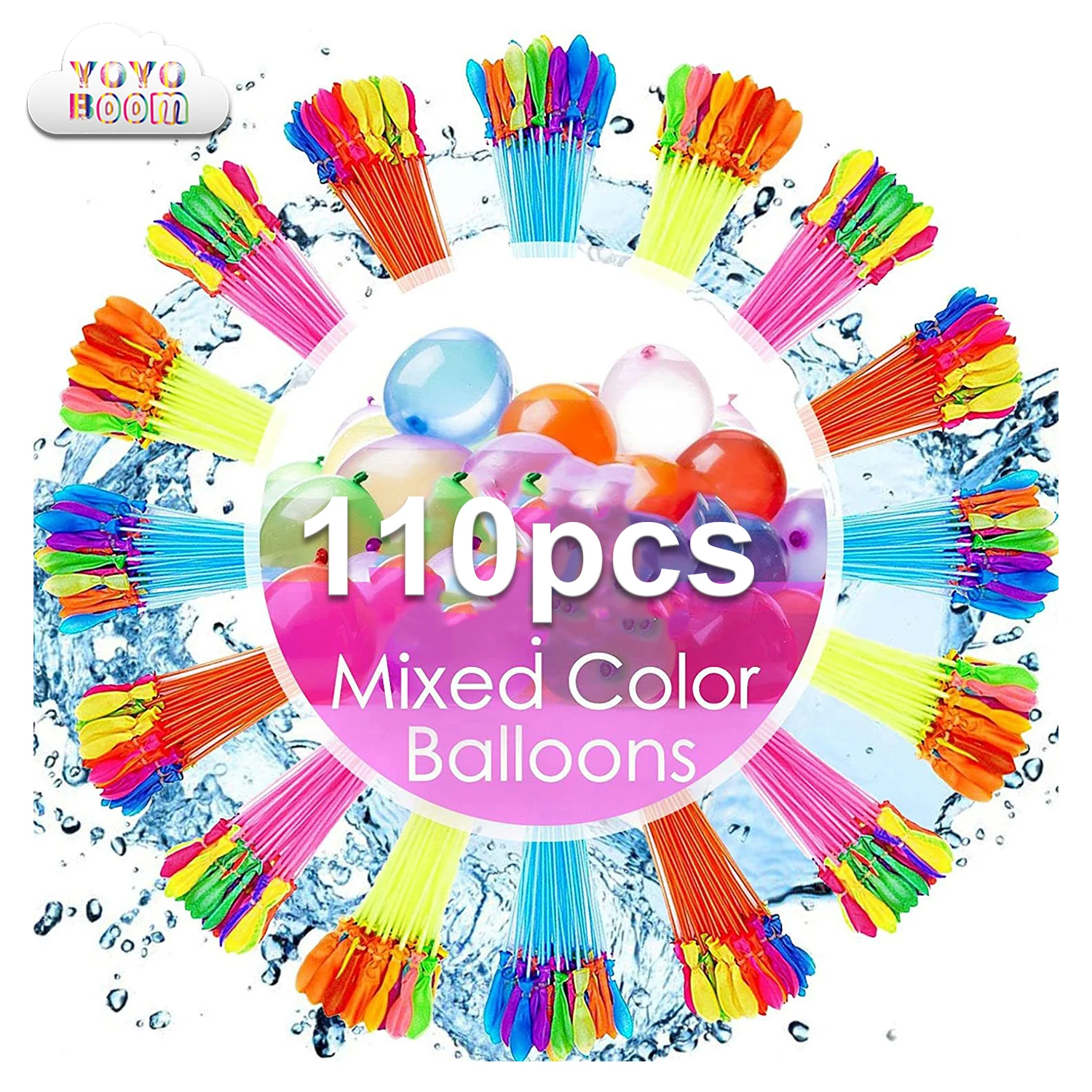 

Party Balloons Water F Balloon All Rapid Fill Bulk Funny Summer Outdoor Toy 111pcs Quick Party water Ballons Decoration