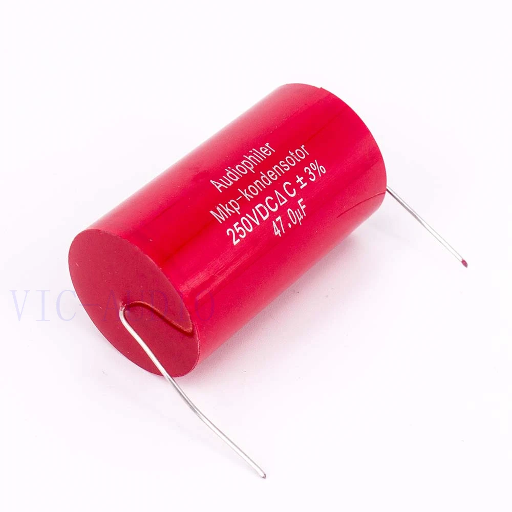 Конденсатор Audiophiler Mkp конденсатор с алюминиевой крышкой 47 (Европа) мкФ 250V