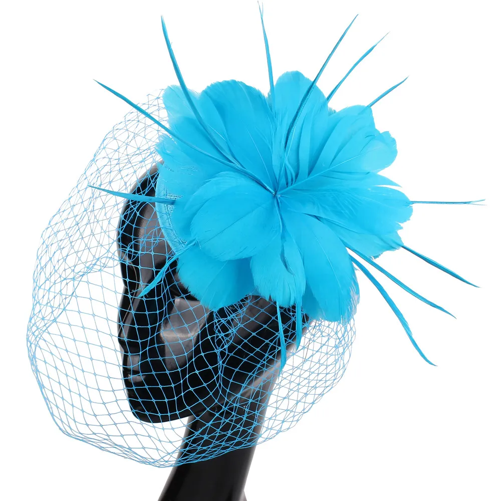 Головной убор Sinamay Женский очаровательный аксессуар для коктейльных причесок