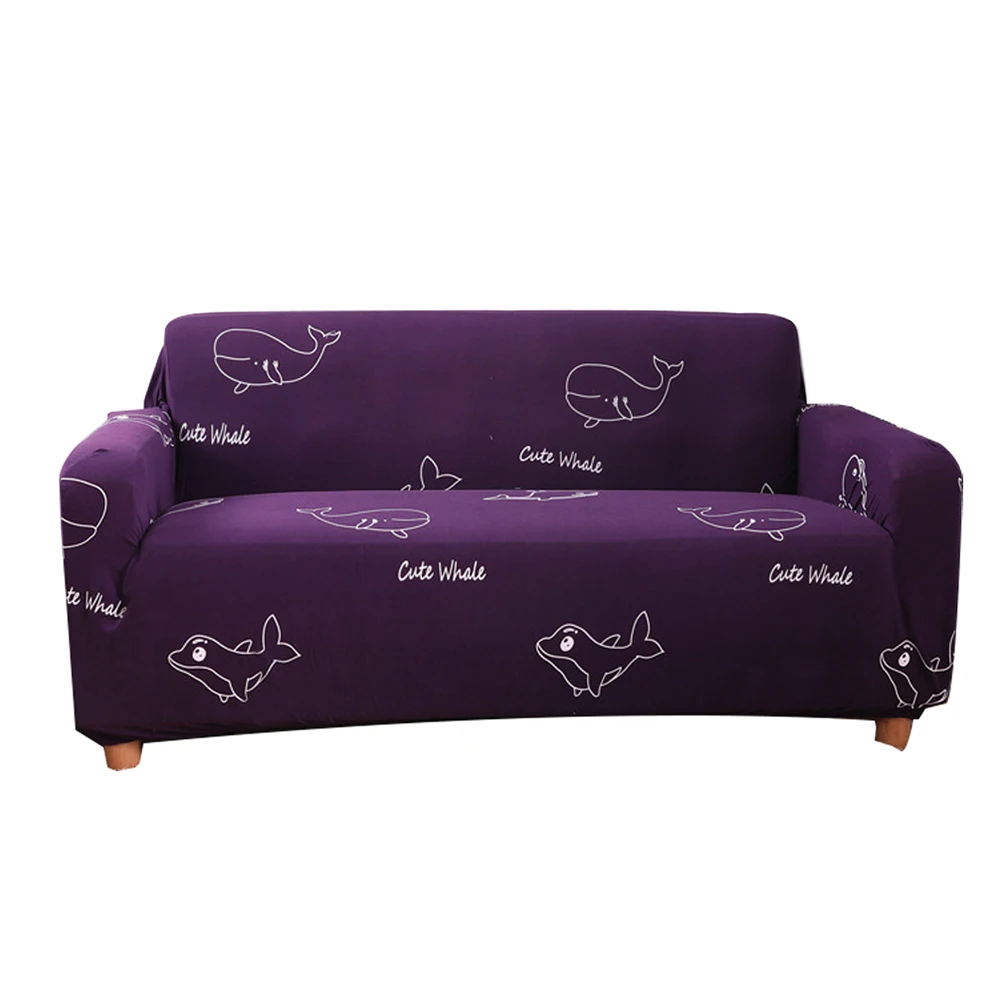 Lychee милые Чехлы для дивана с рисунком Кита эластичный чехол принтом гостиной на