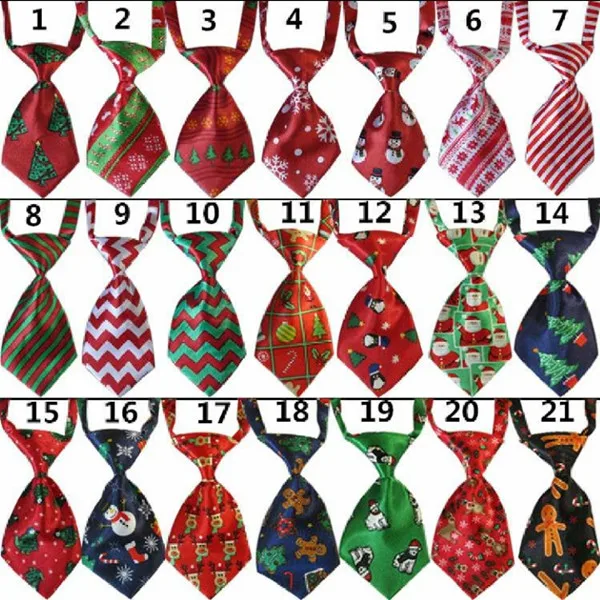 Mix colors 50 шт./лот День Святого Валентина собачьи галстуки ручной работы Кошки Собаки Галстуки праздничные Галстуки рождественские товары для домашних животных 22 цвета - Цвет: Mix colors