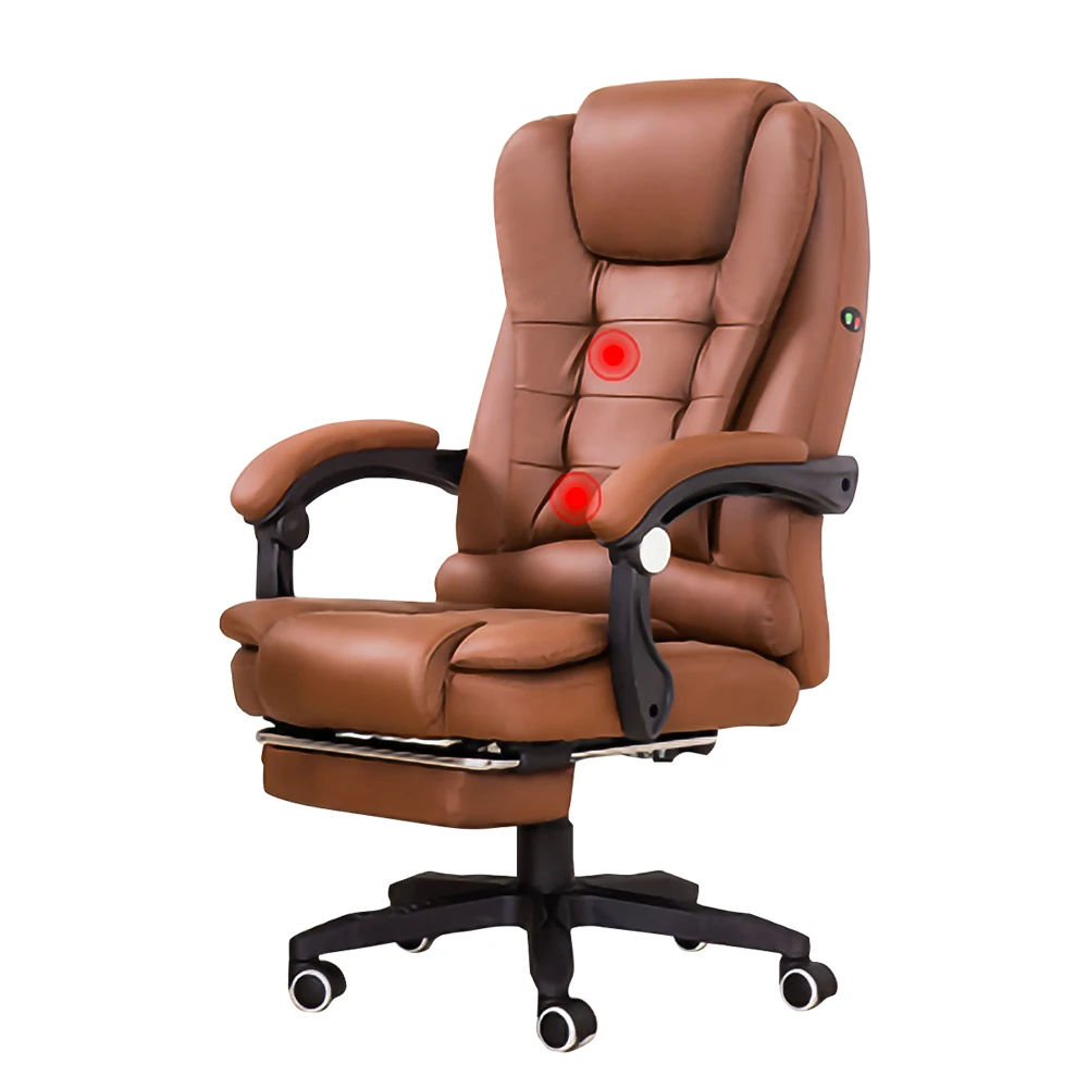 Высокое качество кожаные стулья для офиса подлокотник WCG игровые компьютера босс