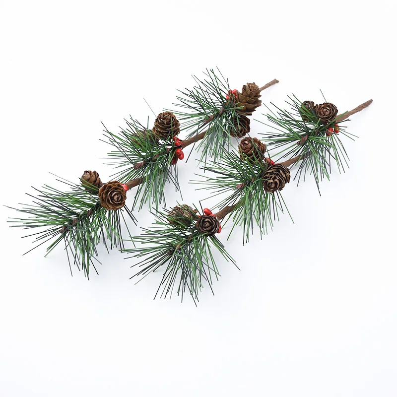 5/10 шт. Сосновые иглы мини аксессуары для рождественской елки Подарочная коробка