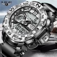 lige mens watches military 50m waterproof sport stopwatch alarm led digital watch men big dial clock for male relogio masculino