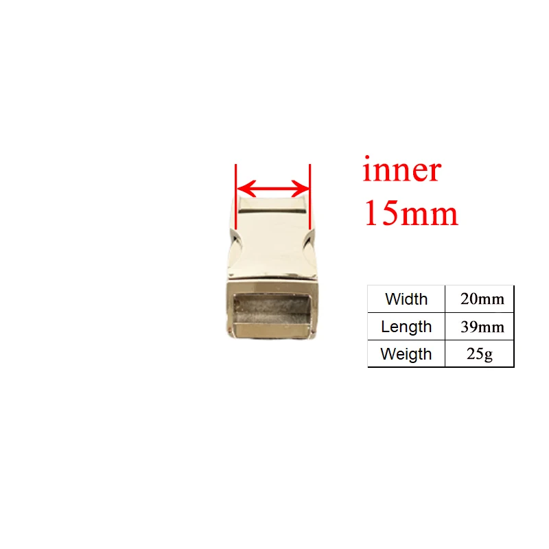 Металлические Боковые Изогнутые Пряжки Прочная Фурнитура для Паракорда