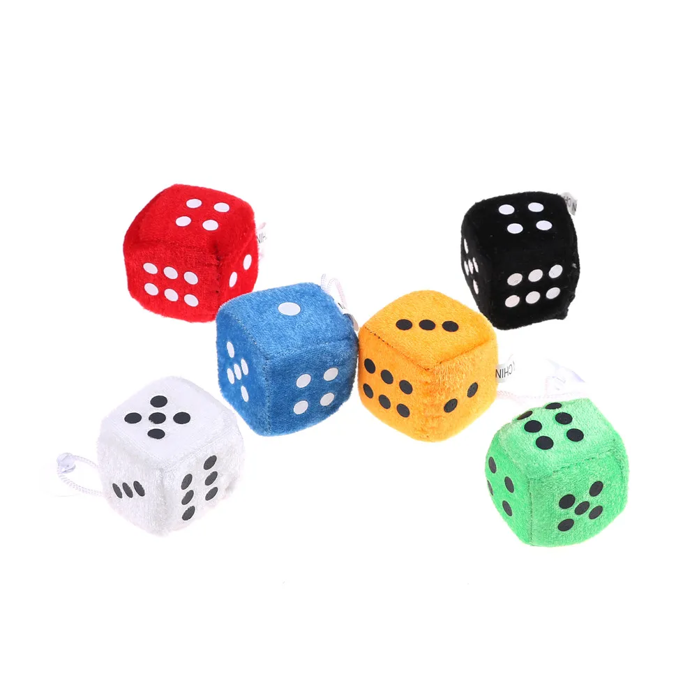 

2pcs Dice Cloth Doll Pillow Children's Activities Fun Games Props Children Birthday Christmas Gift Retail Plush Toys