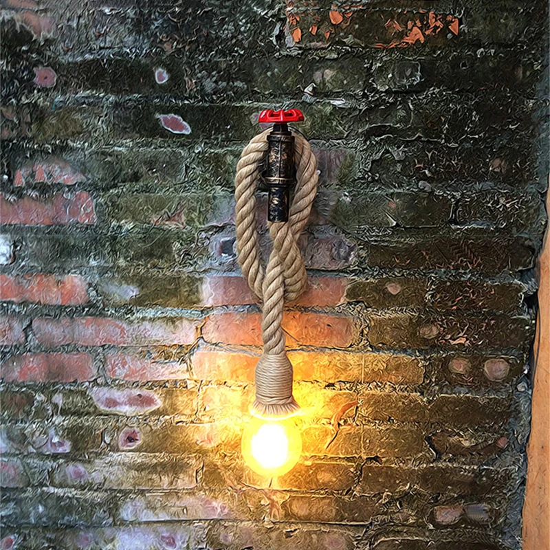 Настенный светильник в стиле индастриал винтажная Светодиодная лампа для