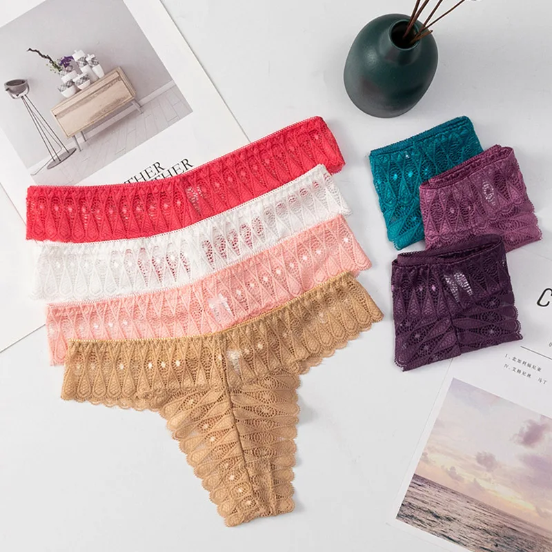 Сексуальные кружевные трусики Танга Трусики Женское нижнее белье для женщин