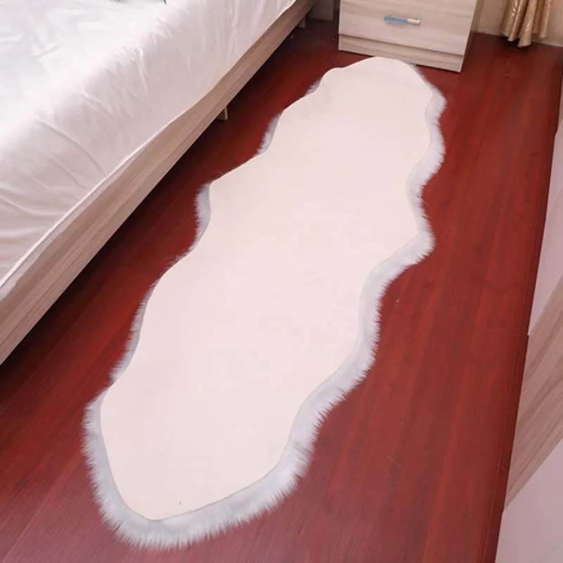 OIMG лохматый с длинным ворсом искусственный мех Пушистый напольный коврик