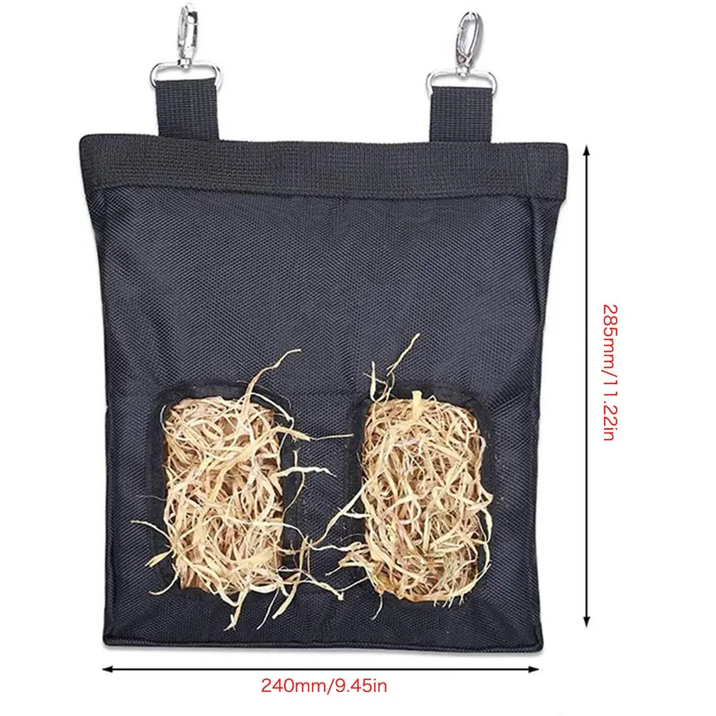 

Convenient Portable Oxford Cloth Pet Supplies Hay Feeding Bag Feeder Hanging Type Large Capacity Feeding Bag