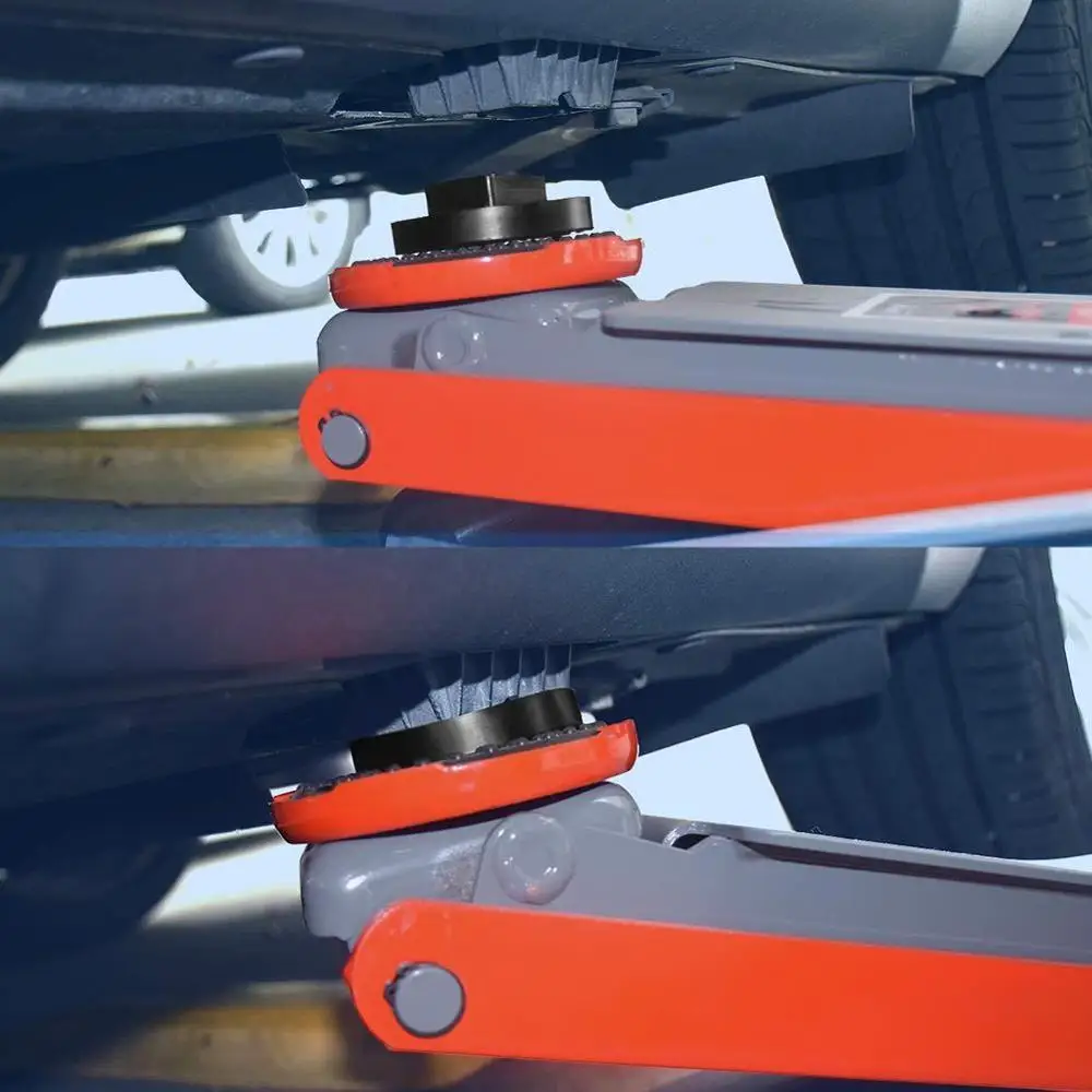 Rubber Car Jack Support Block For Pinch Weld Side Tool Floor Frame Pad Slotted J4J2 Removal Adapter Rail T7P8 |
