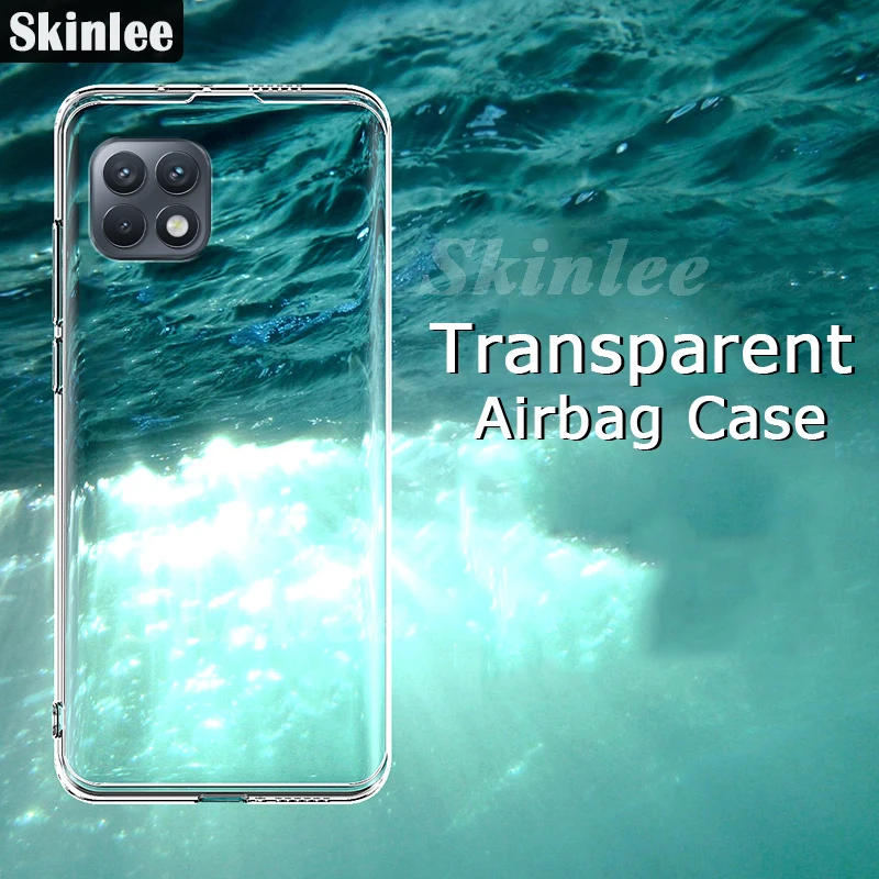 Skinlee для Samsung Galaxy A22S 5G прозрачный чехол оригинальный официальный амортизационный чехол для A22 4G.