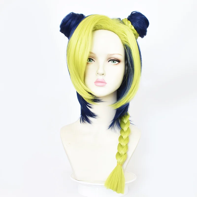 

New Anime JoJo's Bizarre Adventure Stone Ocean Cosplay JOLYNE CUJOH Wig Costume Full Set Suit Halloween Party Prop