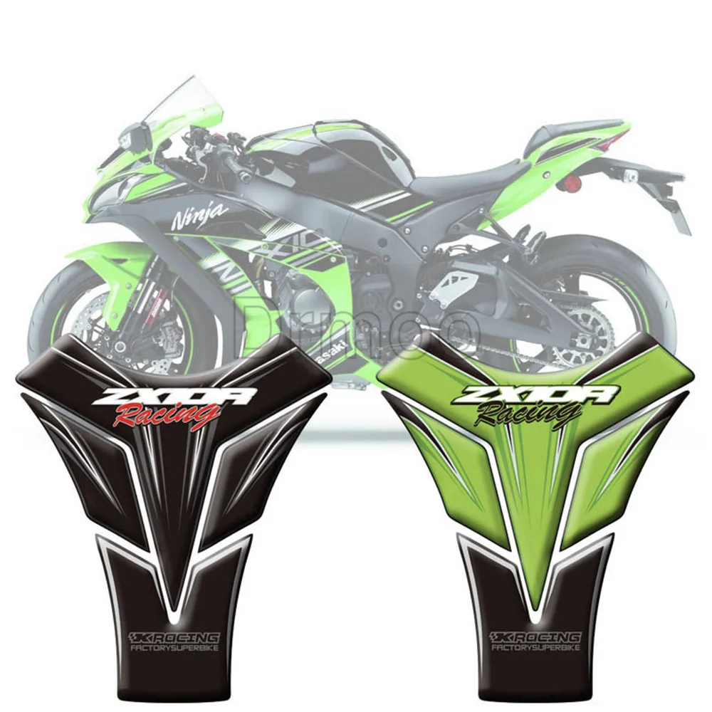

3D Resin Gel Motorcycle Accessories Tank Pad Sticker Protector Decal Emblem Case For Kawasaki Ninja ZX10R