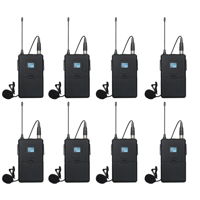 Беспроводной микрофон Системы 8-канальный динамический Студийный микрофон Беспроводной KTV для караоке вечеринок встречи UHF Studio ручной микрофон