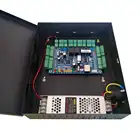 Четырехдверный контроллер доступа TCPip, 100-240 В, 10 А, переключатель питания, подключение к RFID Wg26, считыватель, различные замки доступа, кнопка выхода