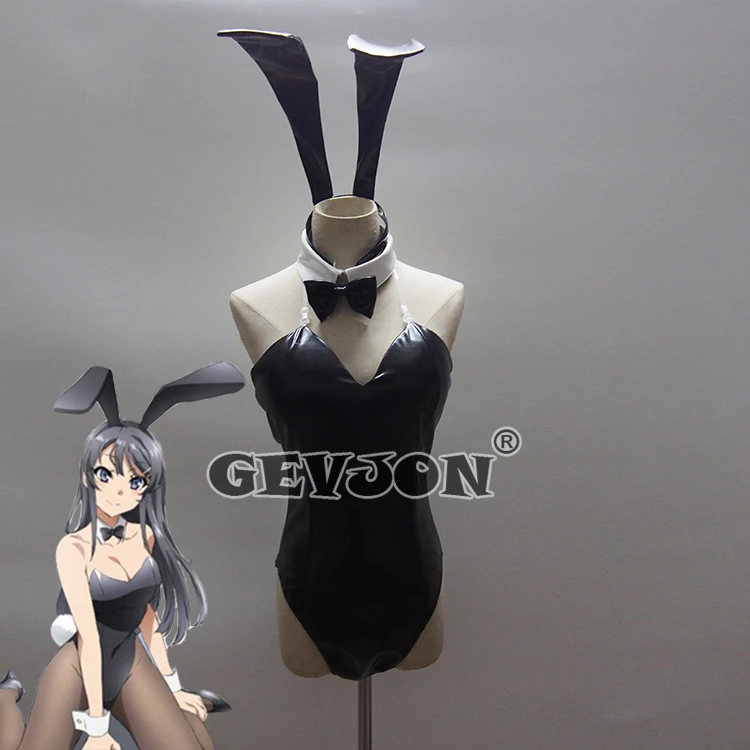 

Аниме серия Seishun Buta Yarou косплей костюм для женщин Лолита Банни девочка Униформа костюм для вечерние Sakurajima Mai Хэллоуин карнива наборы
