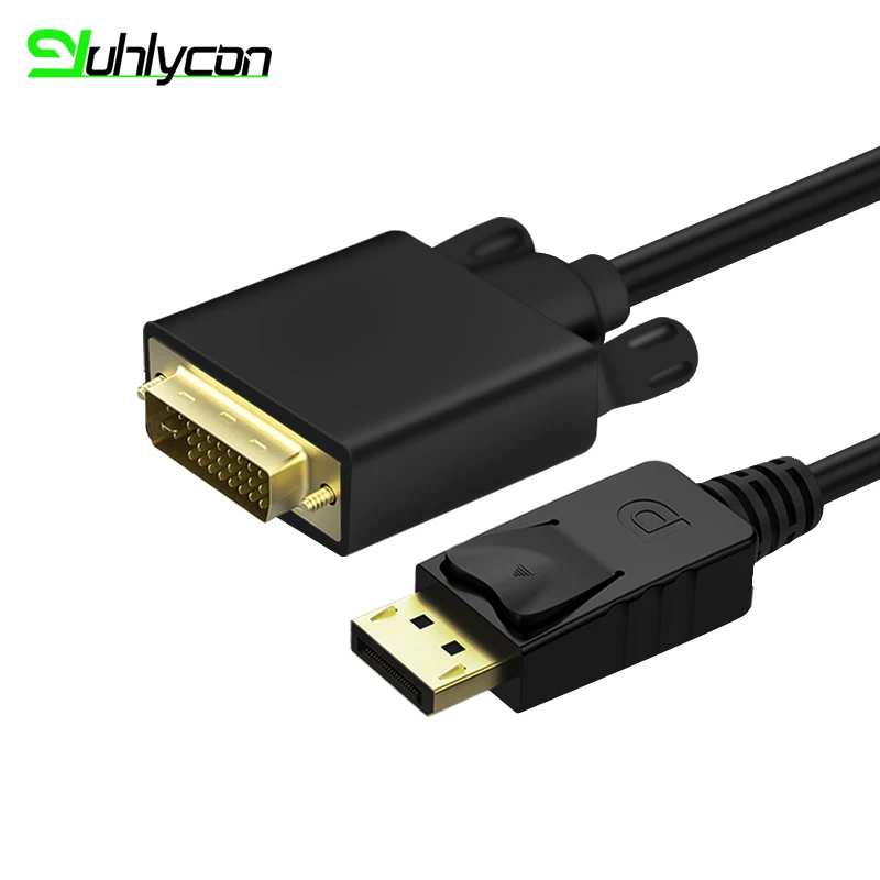 

DisplayPort to DVI Cable DP to DVI-D 24+1 Cable 4K DP Male to DVI Male to Cable for Projector Monitor DP to DVI Cable