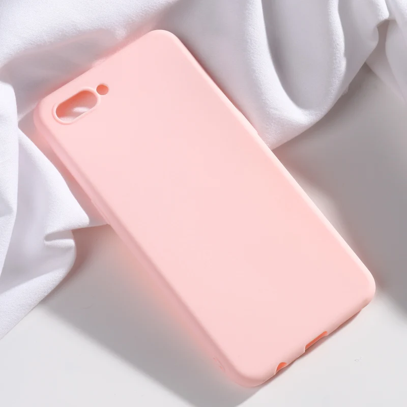 Pink 6,2 ''для Oppo A3S чехол OppoA3S карамельный цвет Мягкий Силиконовый ТПУ чехол для Oppo A5 OPPOA5 Чехлы A 3 S A3 S ax5s чехол Fundas - Цвет: Pink