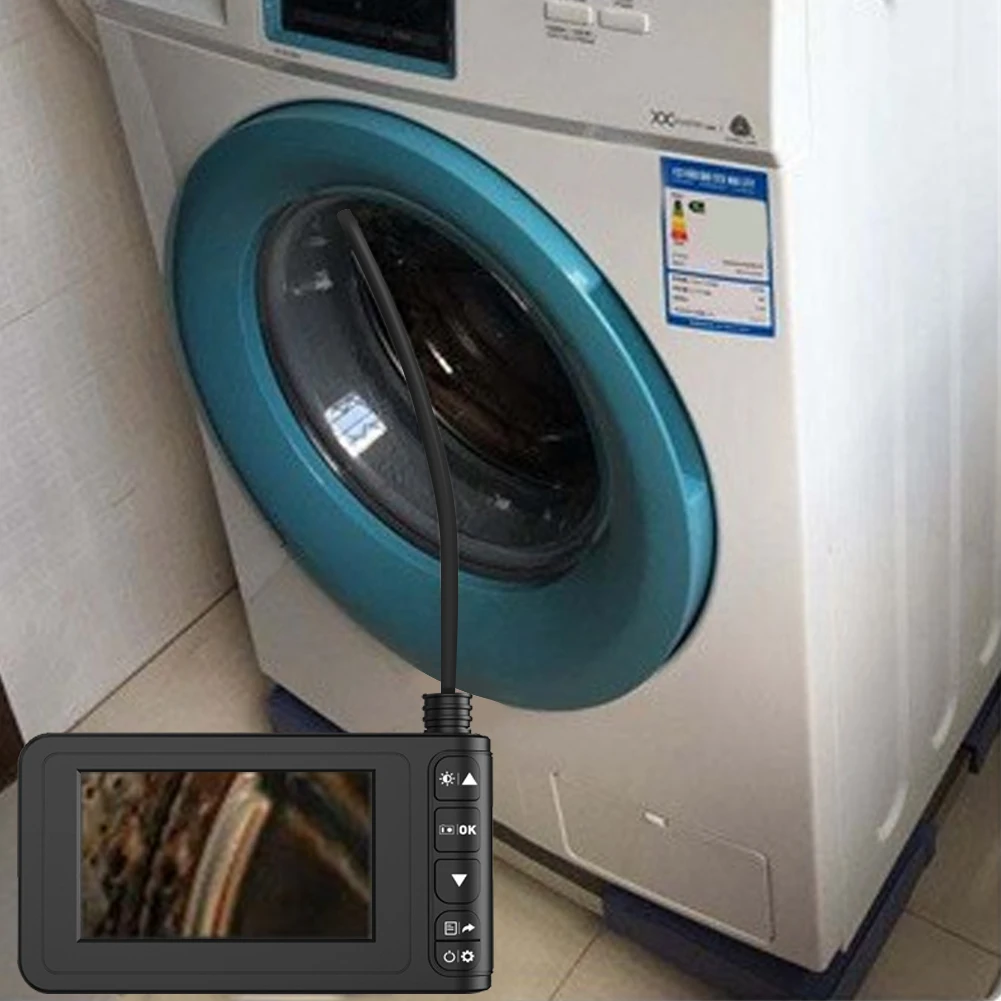 

ndustrial Endoscope Full HD 1080P Car Repair Borescope Inspection Camera IP67 Waterproof 4.3 inch Color LCD Screen w/ 6 LED