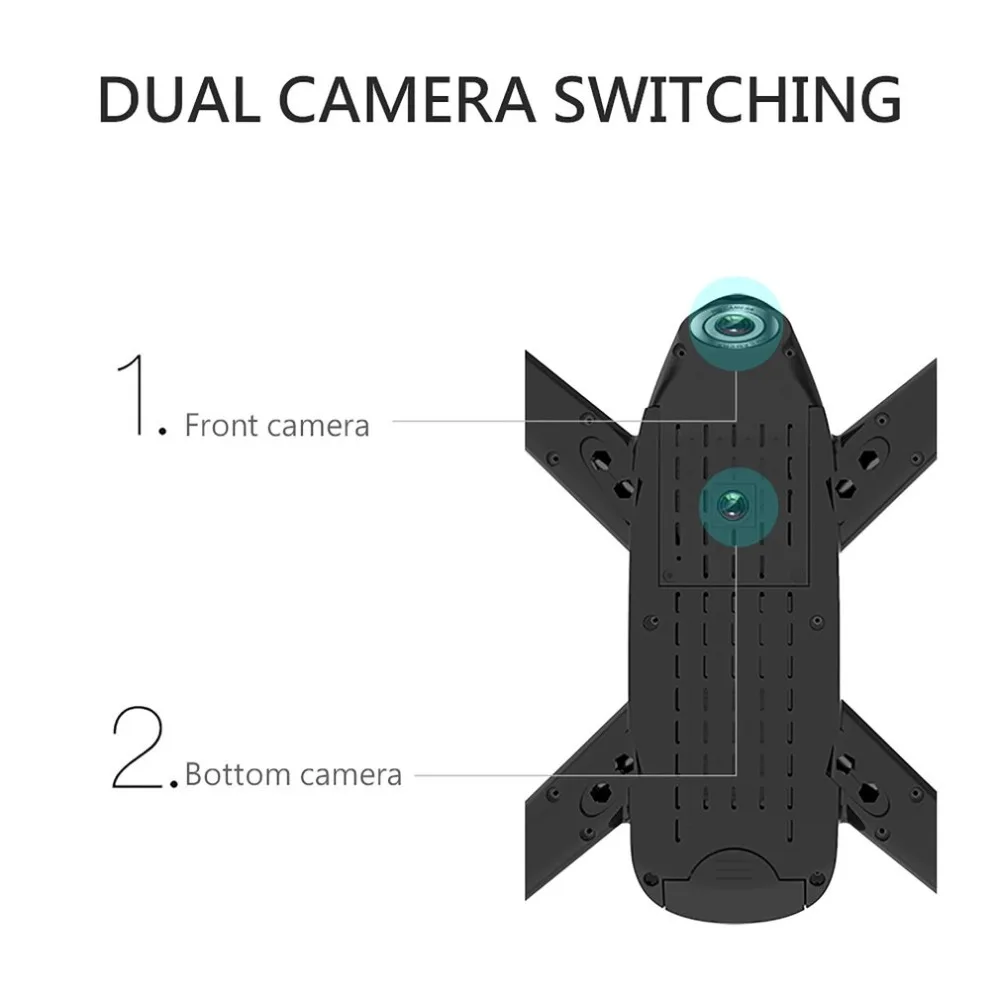 SG106 RC Дрон игрушка с 720/1080 P/4 k Dual 2,4G FPV WiFi широкоугольная камера с гравитационным зондированием Трансмиссия квадрокоптера в реальном времени Дрон