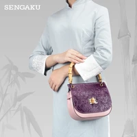 flower printed satchel pocket female bag genuine leather shoulder bags crossbody with tote bag for women clutch