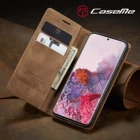 Чехол-бумажник CaseMe для Samsung Galaxy A50S, A40, A20, A80, A90, A70, A51, A71, A81, A91, M31, A10, A30, A50, M30S, M10, M20, S20, S20 Plus, S20 Ultra, S10 Lite, Note 10 Lite, кожаный, на магните