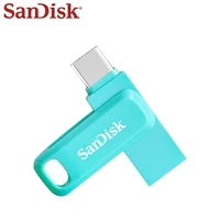 new arrival sandisk dual drive go usb 3 1 type c memory stick 64gb 128gb 256gb type a pendrive flash disk high speed u disk