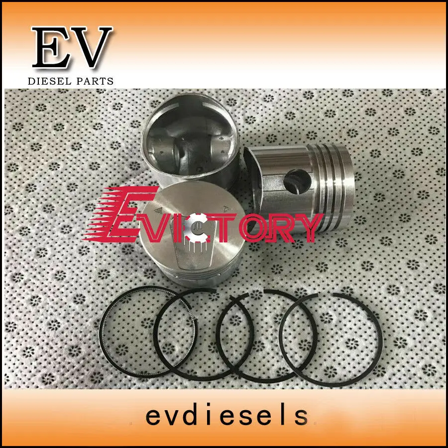 

For Mitsubishi K3F piston ring complete gasket kit main con rod bearing