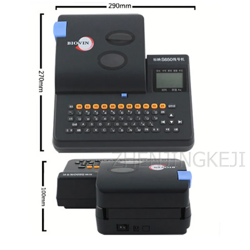 

Cable Label Heat Shrinkable Tube Semi-Automatic Manual Thermal Transfer Small Portable Bright Screen Efficient Number Printer