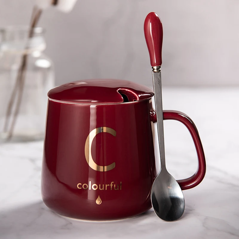 

Fashion Large Creative Mugs Coffee Cups Ceramic Eco Friendly Personalized Gift Tazas De Cafe Creativas Reusable Cup BD50MS