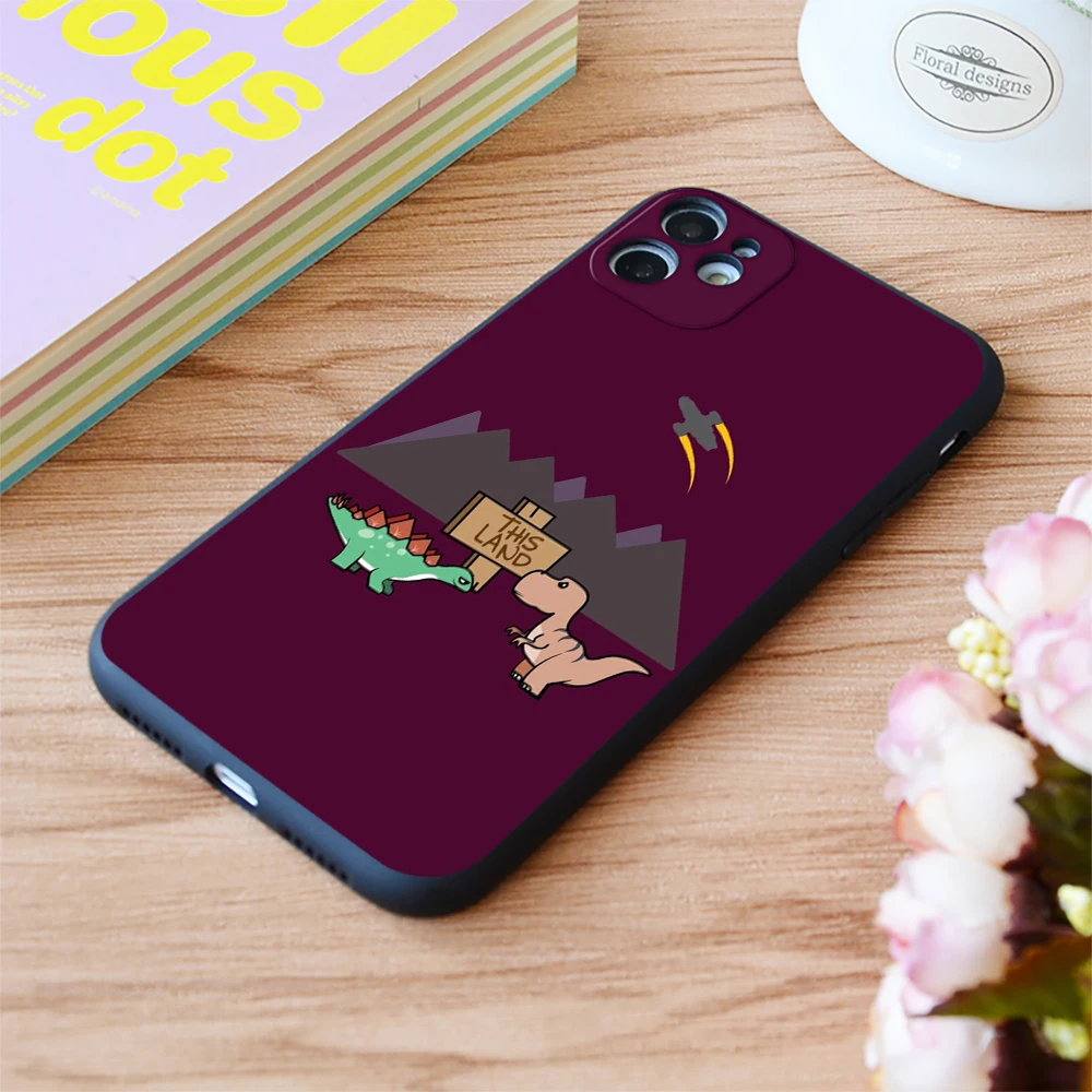 

For iPhone This Fertile Land Print Soft Matt Apple iPhone Case 6 7 8 11 12 Plus Pro X XR XS MAX SE