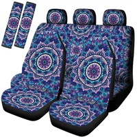 9 pieces sunflower auto parts set sunflower car front seat cover back bench seat cover back seat cover headrest cover 1 orde