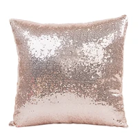 glitter gold silver sequins pillow case luxury sofa cushion cover decorative cushions 40x40cm square zipper pillow cover